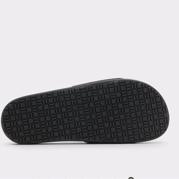 Also Loungeslide Slide sandal Black Mens Size 11 Nwt Without Box - Picture 7 of 11